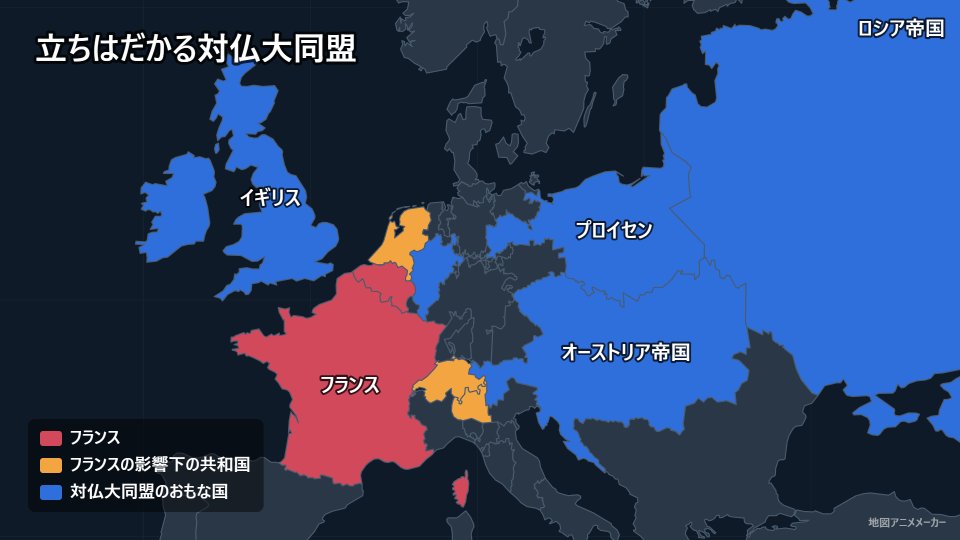 立ちはだかる対仏大同盟